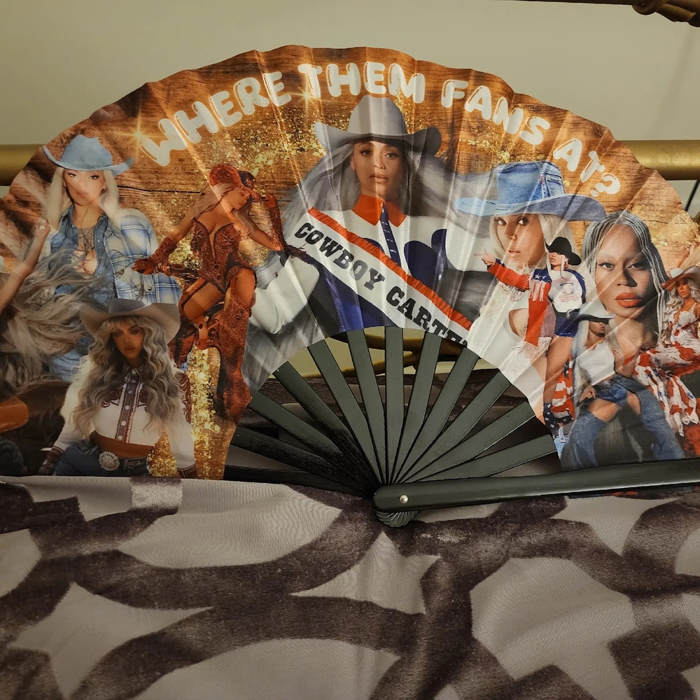 Cowboy Carter Decorative Fan